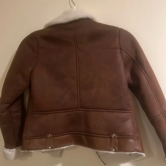 Girls faux shearling jacket